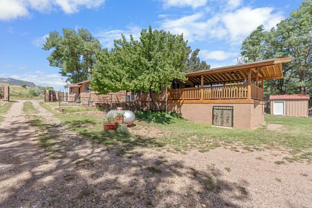 Main house on the upper lot