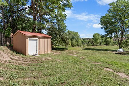 Shed next to Acequia