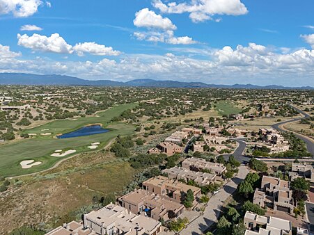 Looking to the North, showing the home's proximity to the Golf Course