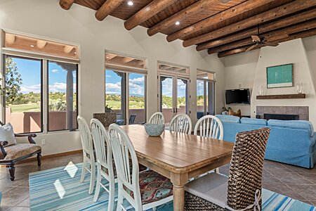 Dining area with the Golf Course view