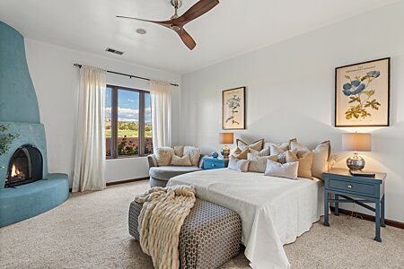 Master Bedroom, with window to the Golf Course view