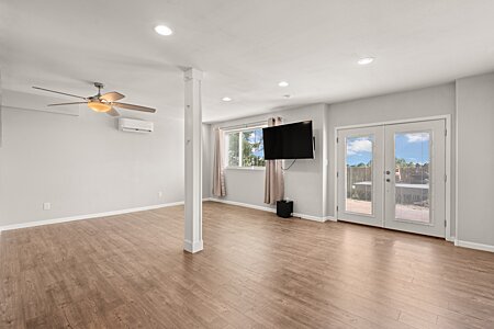 Walk-out Basement with French Doors