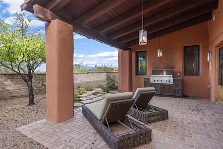 Outdoor Dining Area off of Living Area