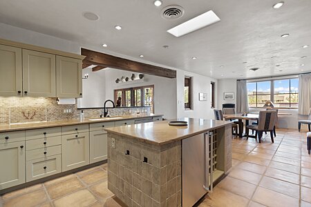 Chef's Kitchen to Dining Area