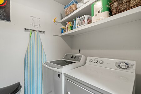 Laundry room off of the kitchen