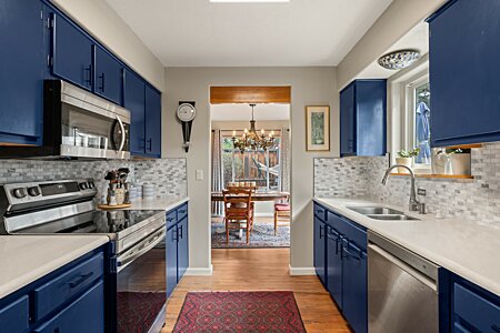 Kitchen with recently updated appliances